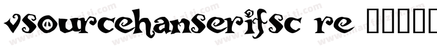 vsourcehanserifsc re字体转换